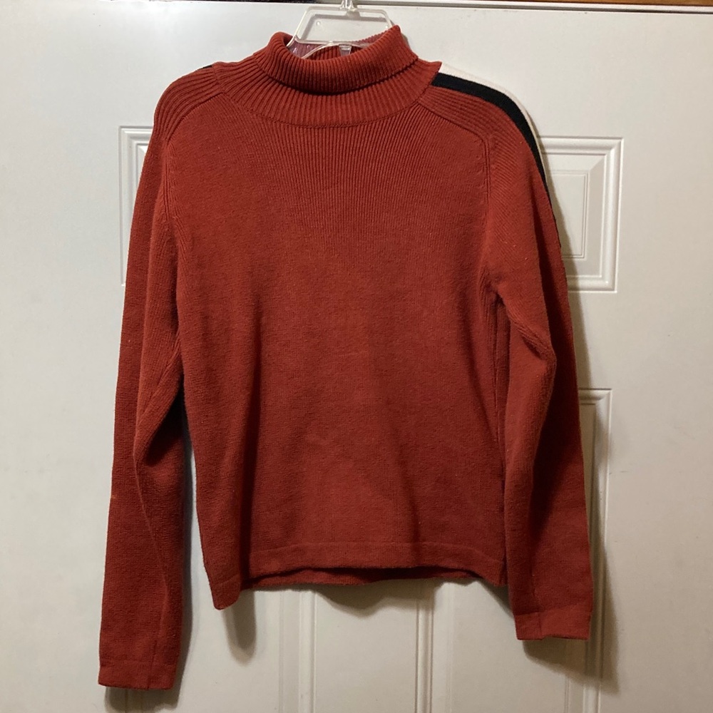 Harley Davidson Rust Sweater with Black Accent M
